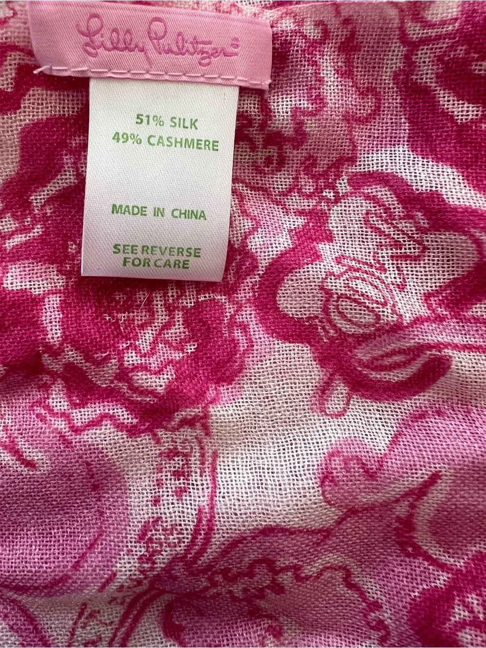 Lilly Pulitzer Phi Mu Scarf